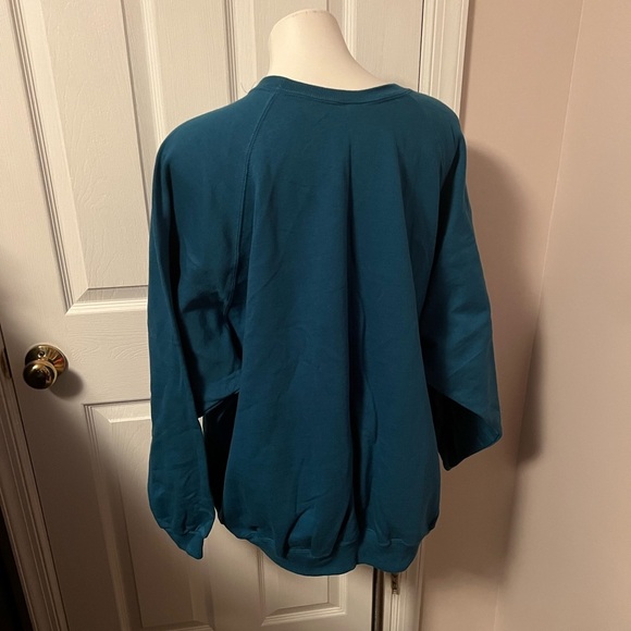 NWT Just My Size teal sweatshirt - Picture 4 of 4